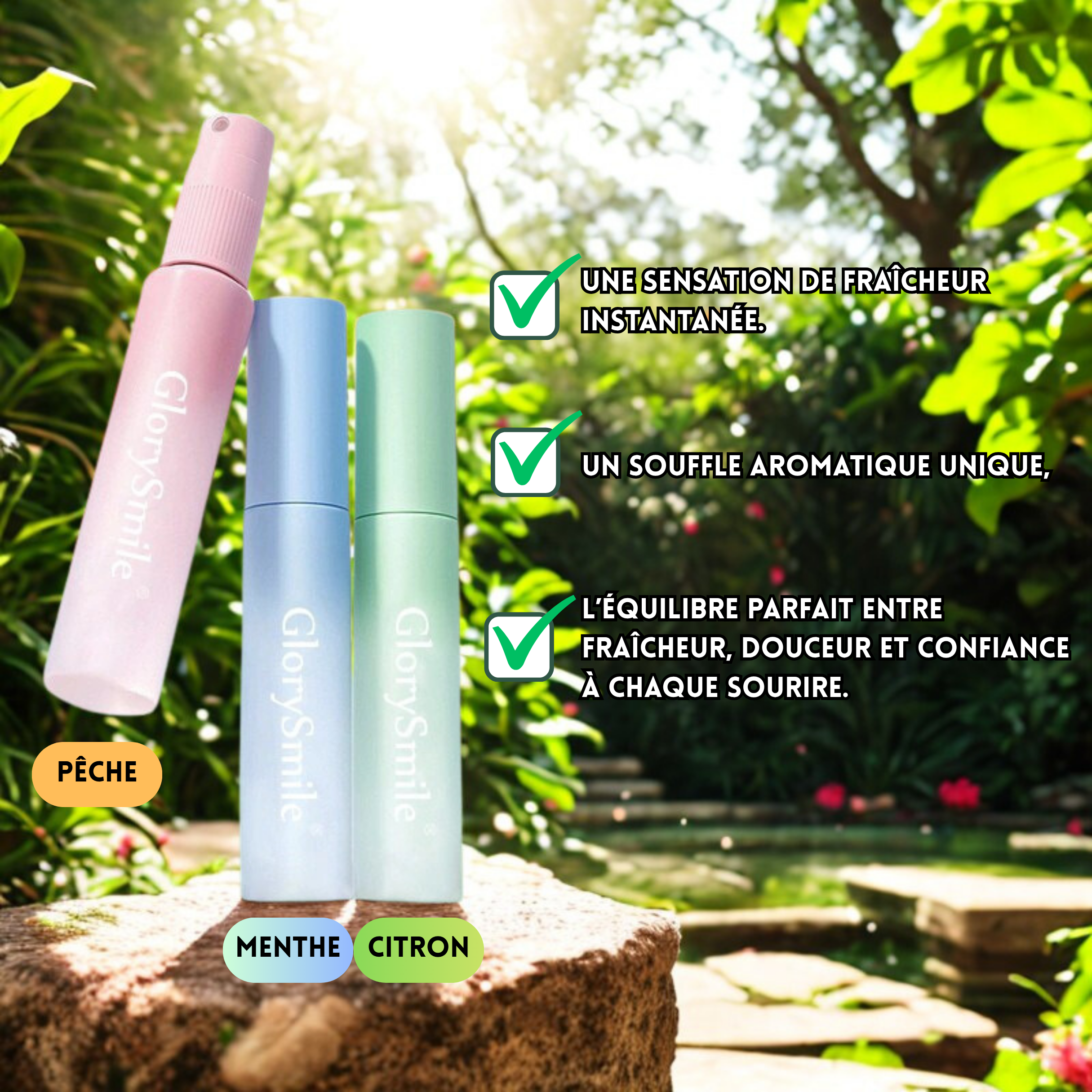 SmileFix - Boîte à fil dentaire élégant