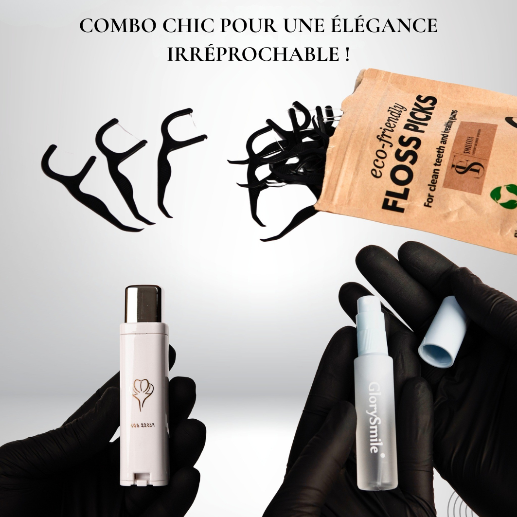 SmileFix - Boîte à fil dentaire élégant